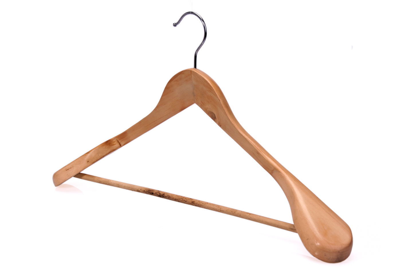 Top wooden hanger for jacket suits men women customize logo clothing store