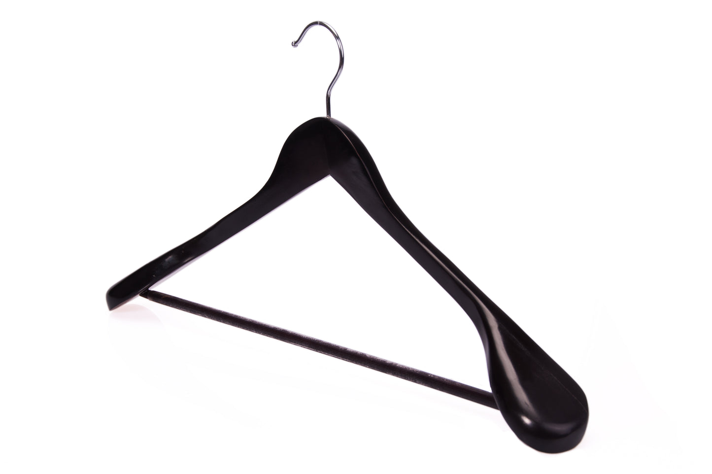 Top wooden hanger for jacket suits men women customize logo clothing store