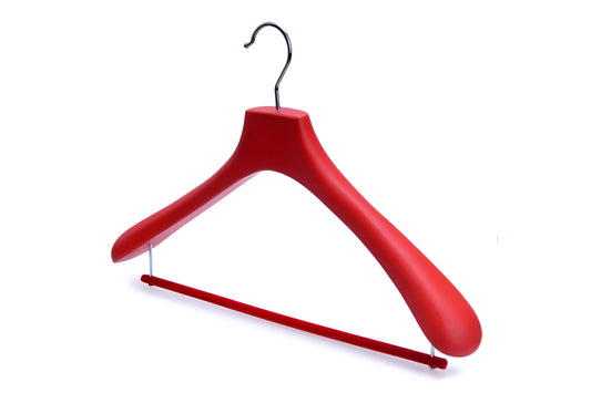 Custom luxury hanger coat jacket suits custom logo red hanger